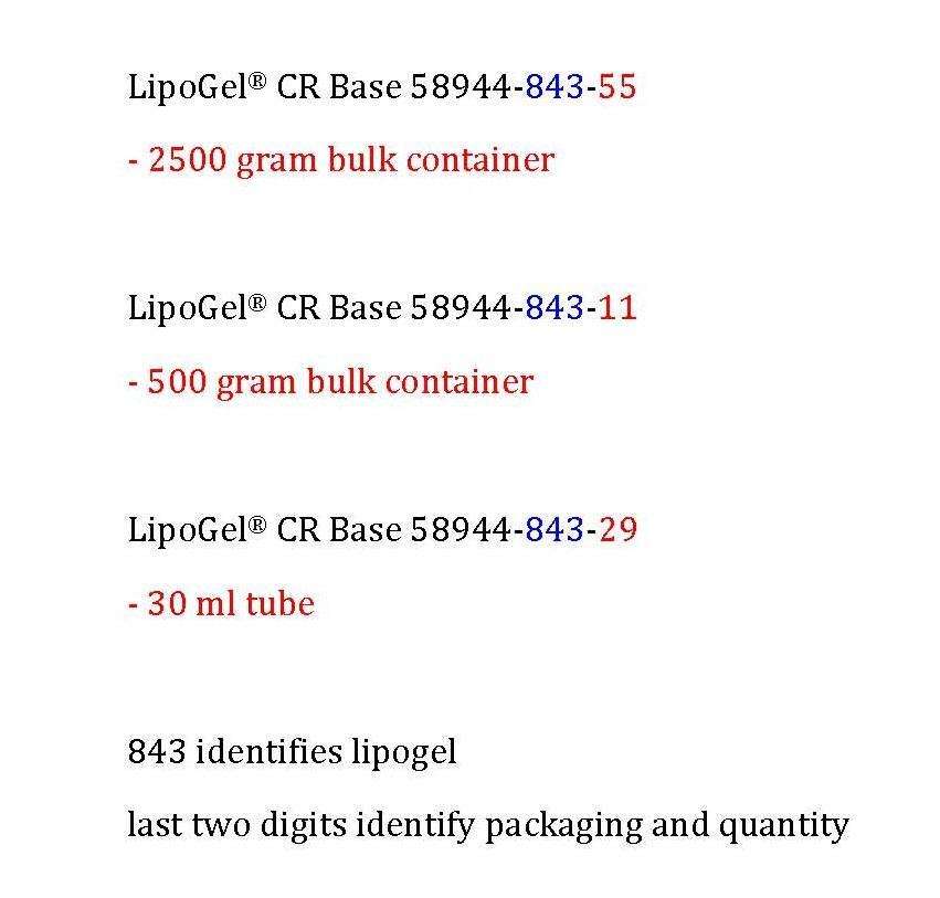 LipoGel CR Base